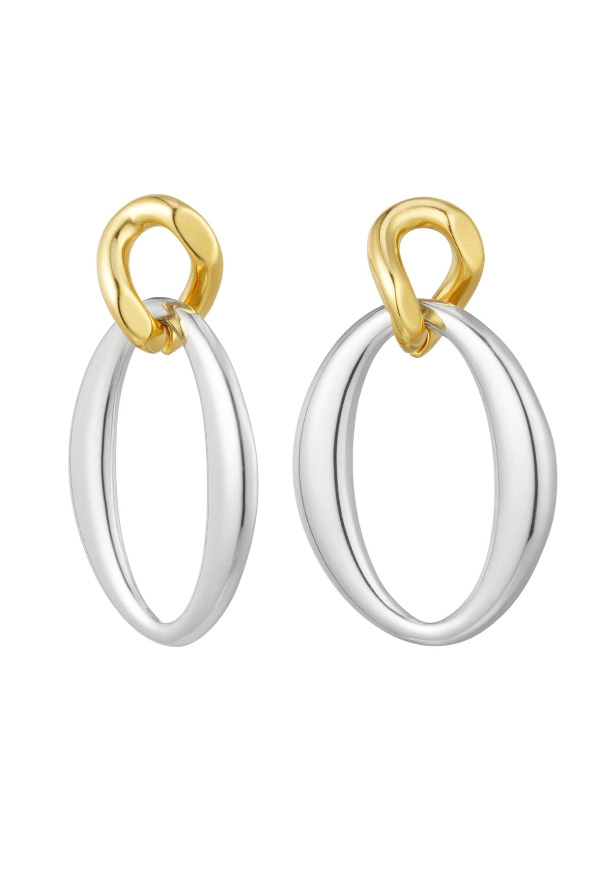 Oorbellen gedraaide hanger