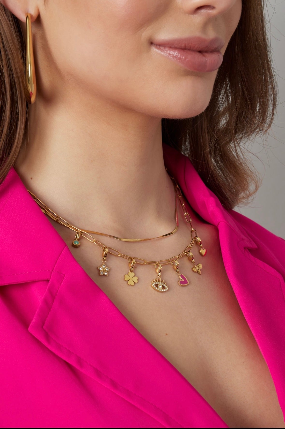 Bedel ketting lovey Dovey goud