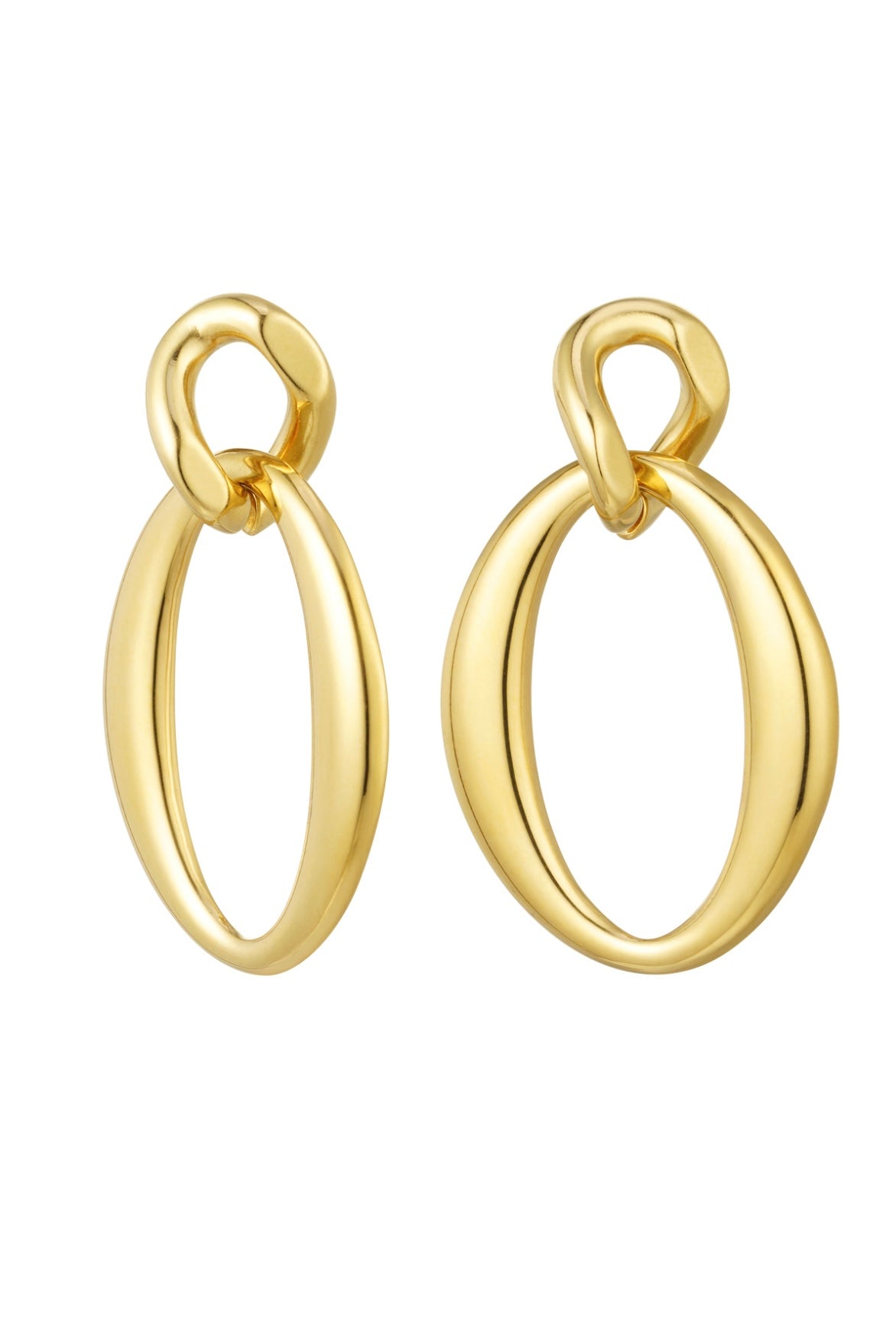 Oorbellen gedraaide hanger