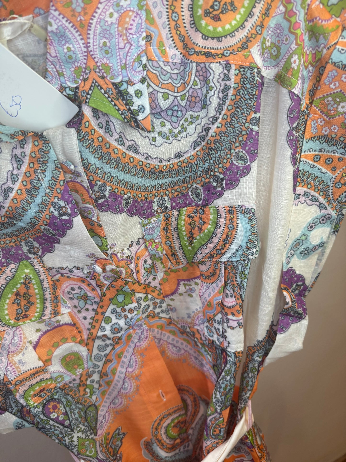 playsuit jumpsuit orange spring