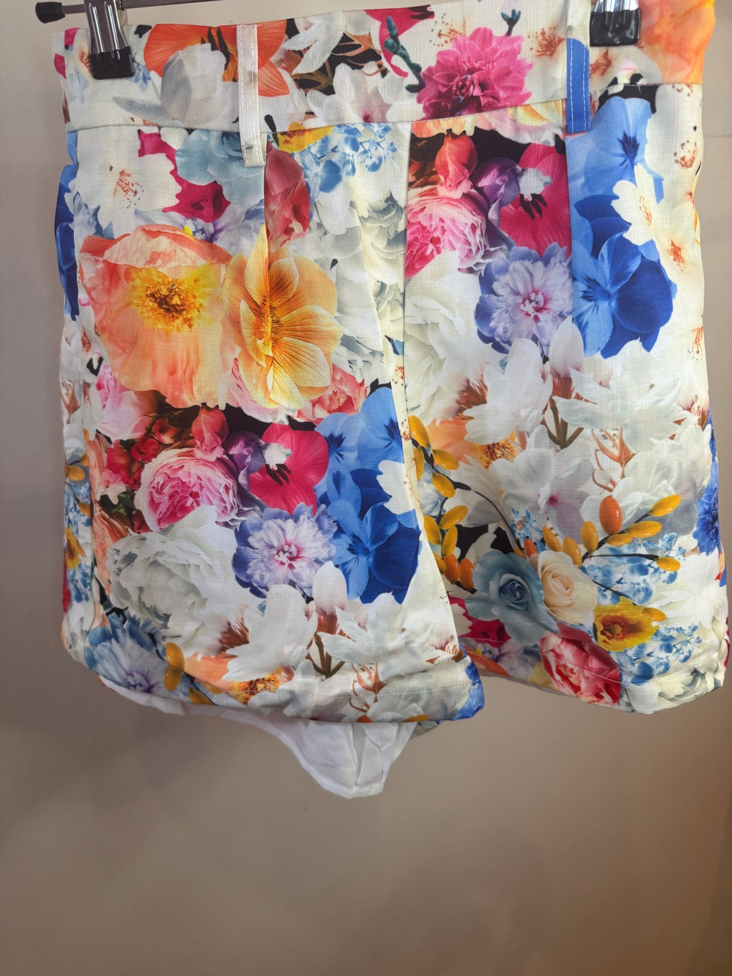 All over floral set blouse met short