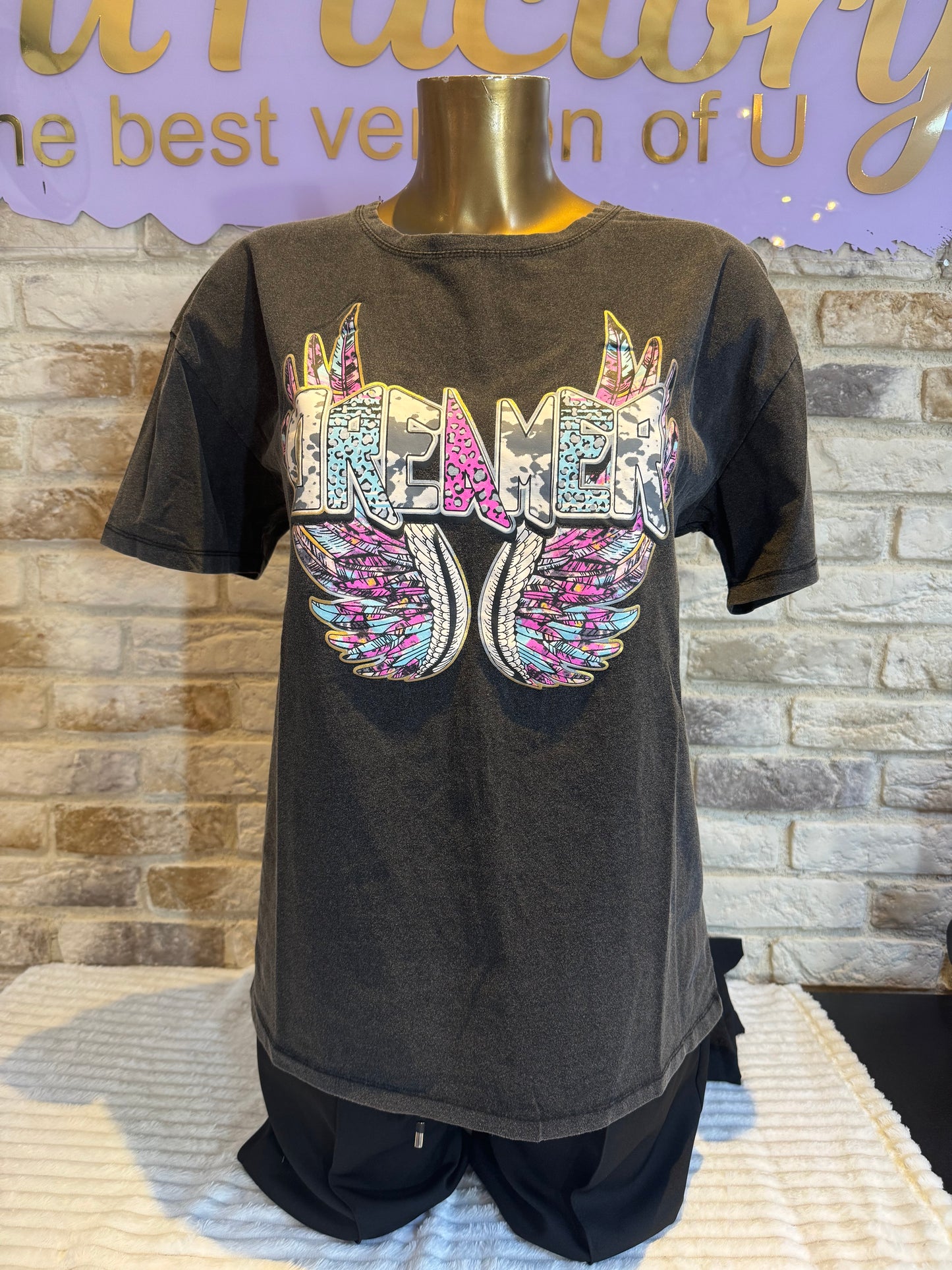 Grijs t-shirt dreamer