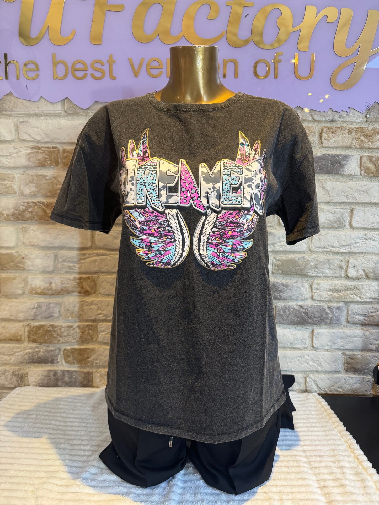 Grijs t-shirt dreamer