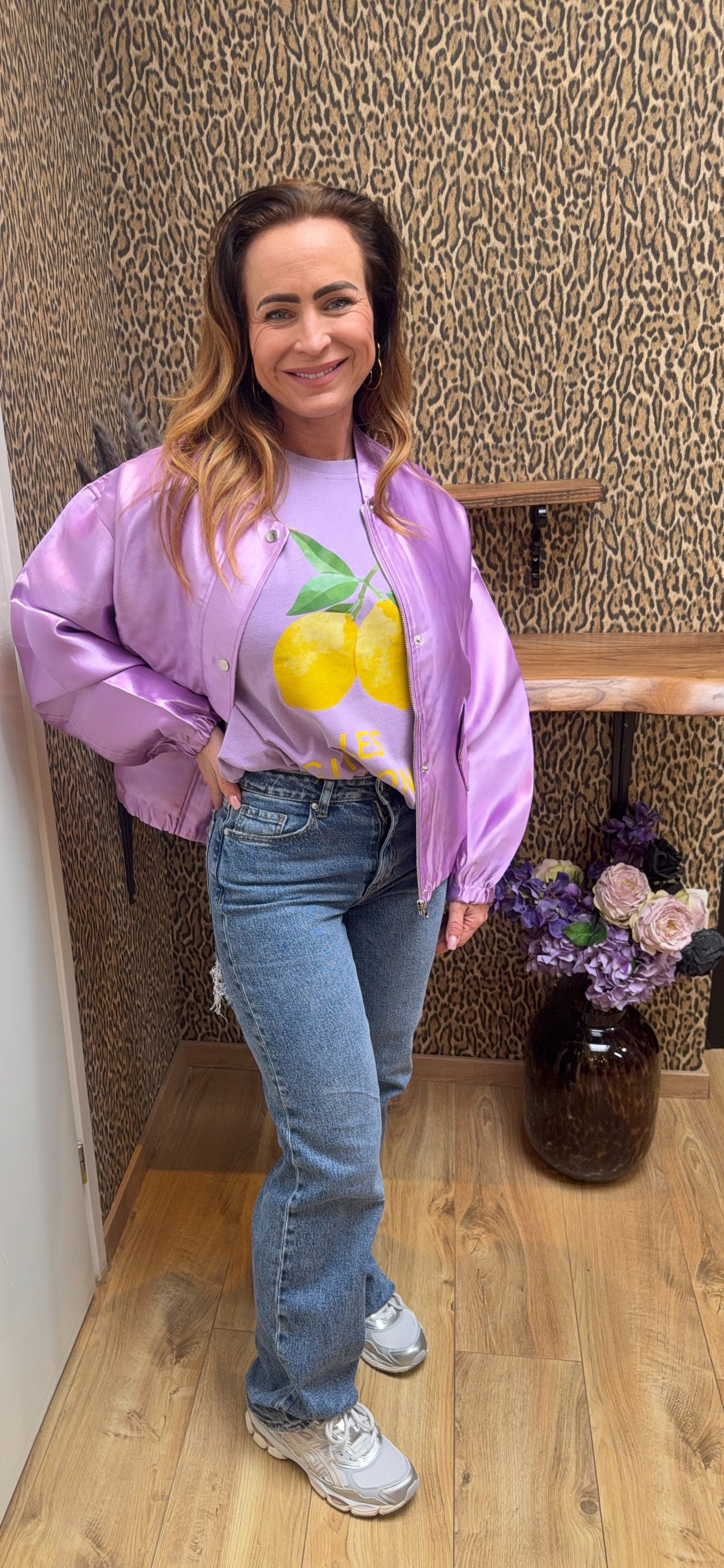 T-shirt “Les Citrons” – Lila
