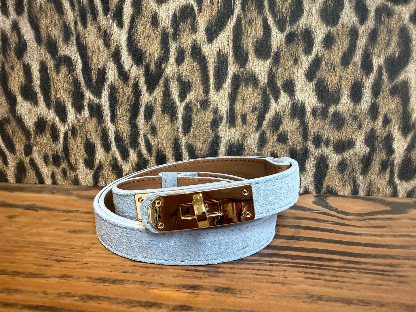 Riem “Soft Touch” – lichtblauw