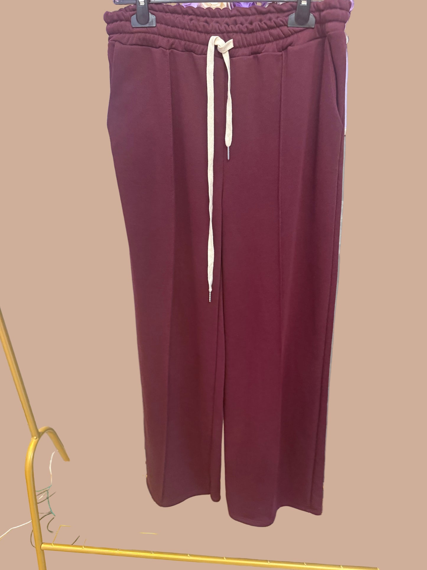 Bordeaux rood joggingpak