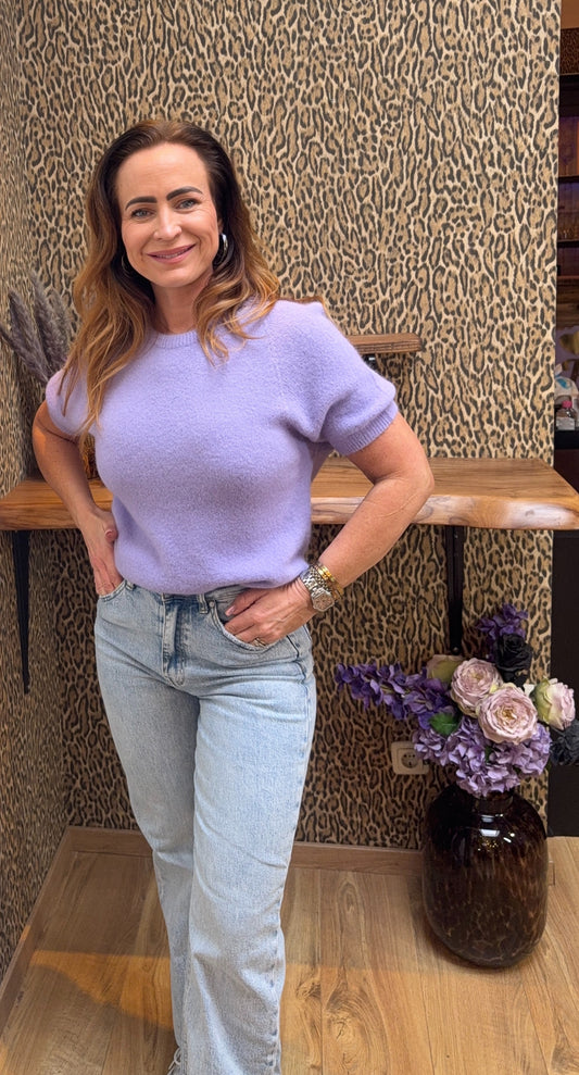 Top “Soft Knit Breeze” – Lila