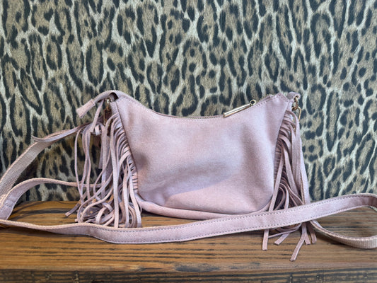 Tas “Boho Fringe” – Roze
