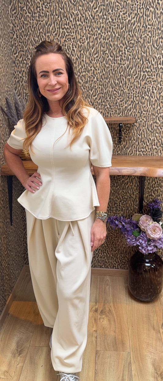 Set “Chic Lounge Elegance” – Crème