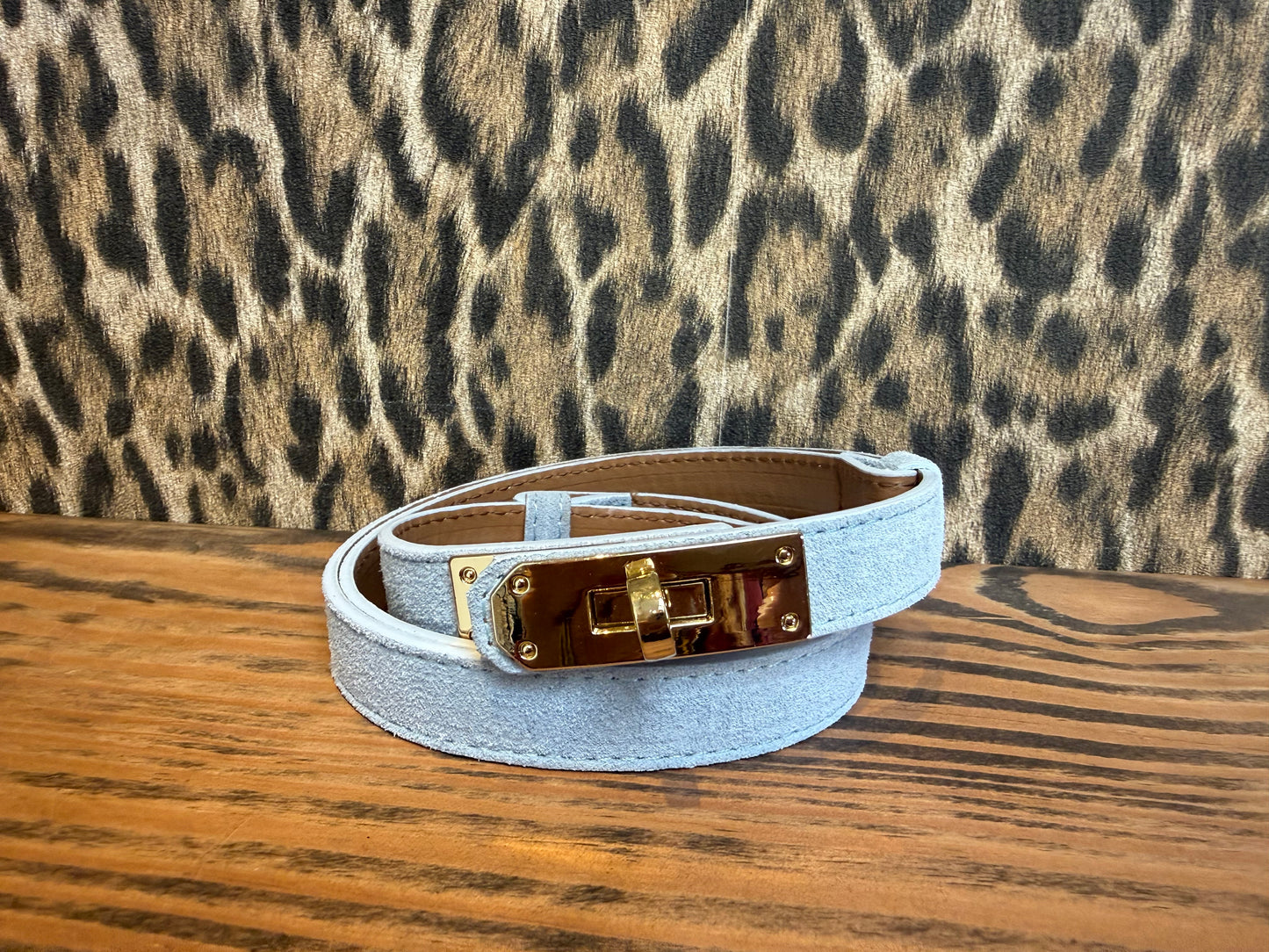 Riem “Soft Touch” – lichtblauw
