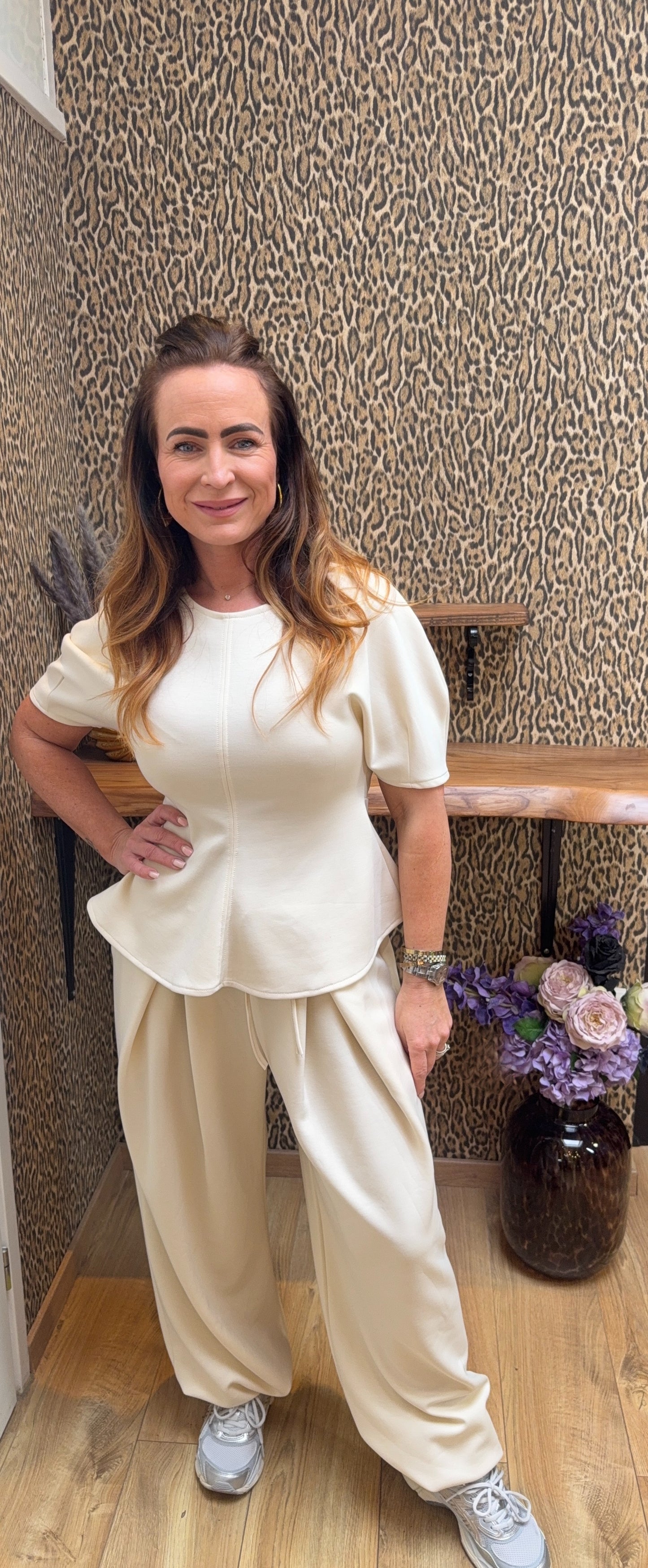 Set “Chic Lounge Elegance” – Crème