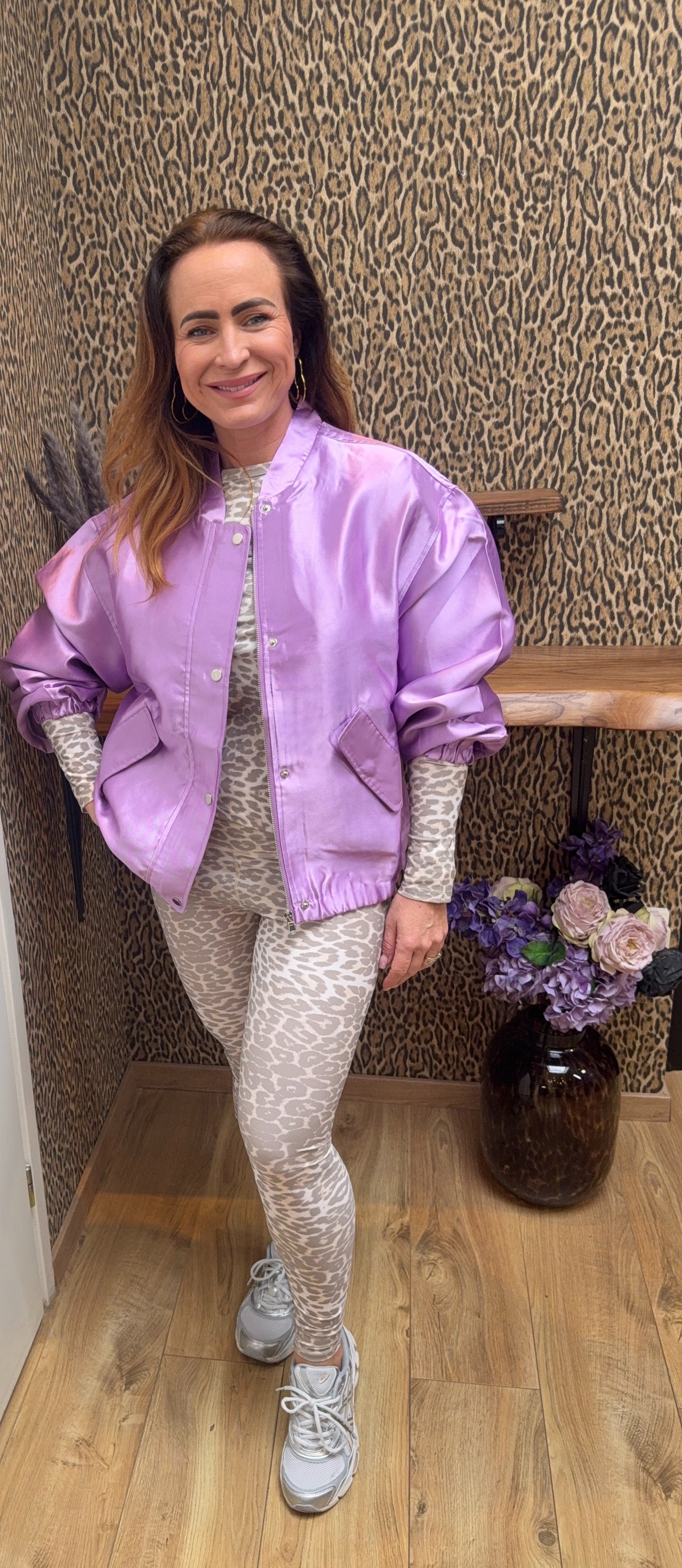 Top “Leopard Chic” – Beige