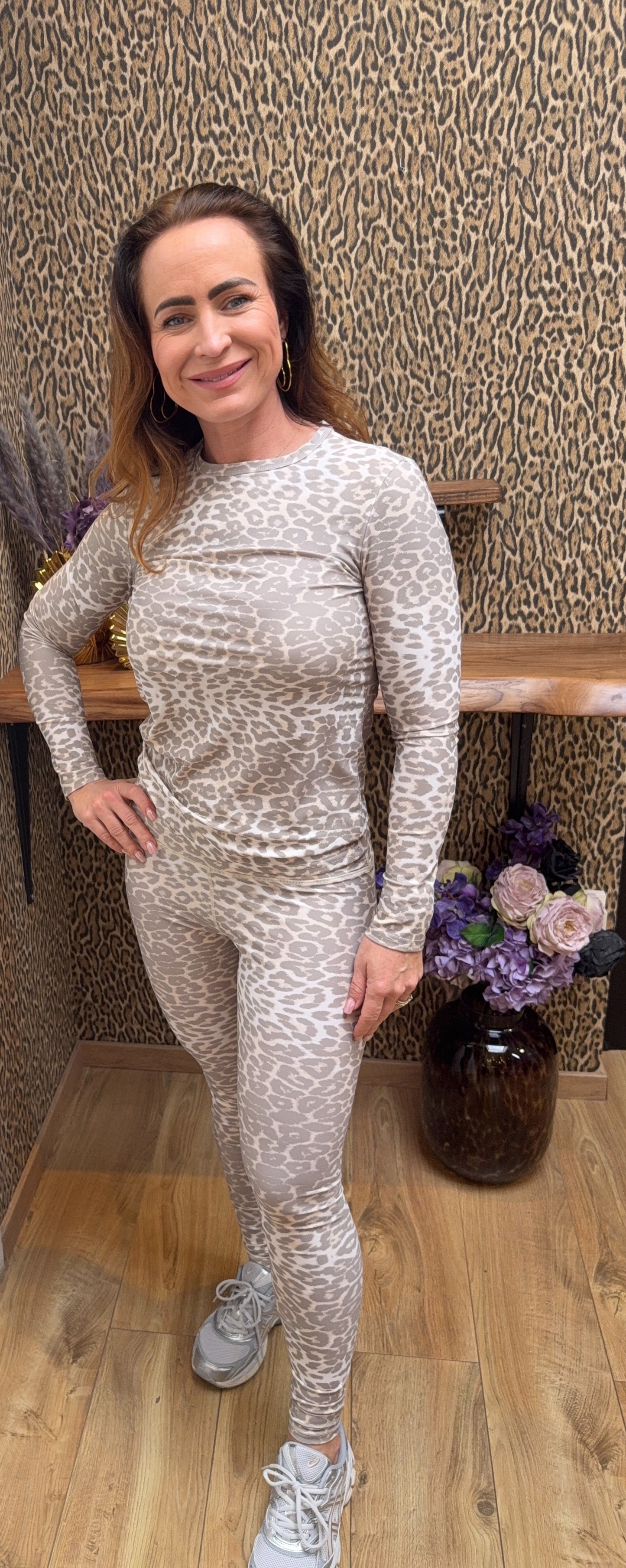 Top “Leopard Chic” – Beige